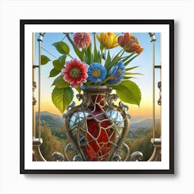 Vase Unique And Rare Decorative Antique 5 Art Print