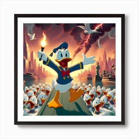 Donald Duck Art Print