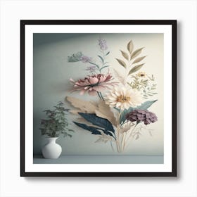 Floral Wall Art Art Print