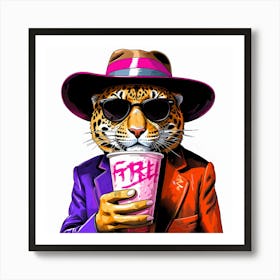 Cool Cat Art Print