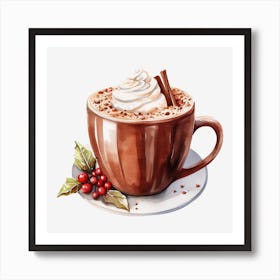 Hot Chocolate With Whipped Cream 21 Art Print