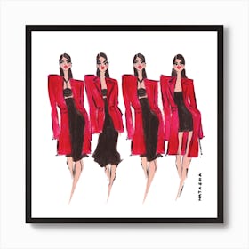 Hermes Girls Art Print