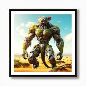 Mech Taz Art Print