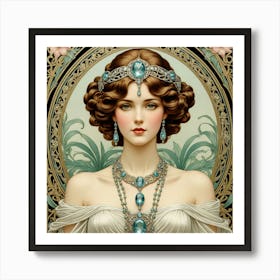 Edwardian Woman 1 Art Print