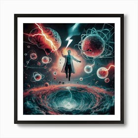 Quantum Psyche Awakening Art Print