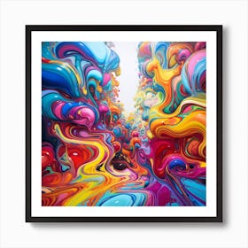 Abstract Painting 49 Art Print