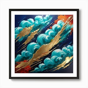 Azure Sky Art Print