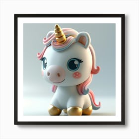 Cute Unicorn 877 Art Print