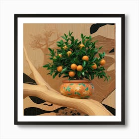 Orange Tree 1 Art Print