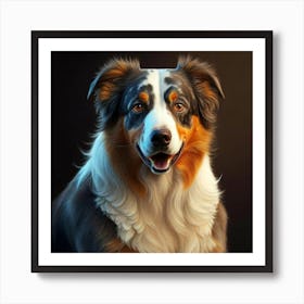 Australian Shepherd Art Print