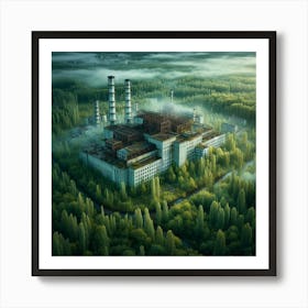 Ukrainian Nuclear Power Plant 1 Art Print