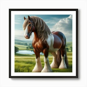 Clydesdale Horse 1 Art Print