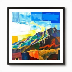 'Sunrise In The Mountains' Art Print