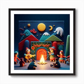 Santa Claus 1 Art Print