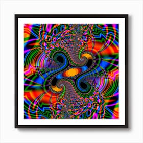 Abstract Fractal Artwork Colorful 1 Art Print