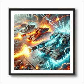 Elemental Convergence Tanks Special Ability Converted Art Print