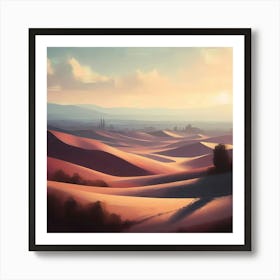 Landscape Painting 145 Art Print