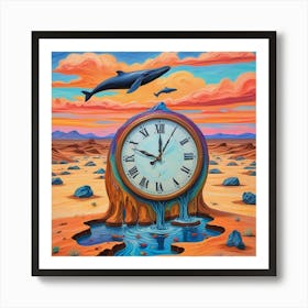 Timeless Mirage Surreal Reflections Of Land And Sea (6) Art Print