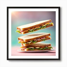 Sandwich Stock Photos & Royalty-Free Footage Art Print