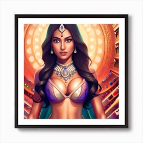 Indian Woman Art Print