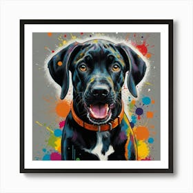 Great Dane Pup Art Print