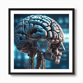 Artificial Brain 40 Art Print