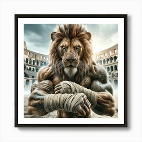 Lion Of Rome Art Print