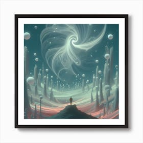 Galaxy In The Sky 1 Art Print