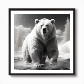 Polar Bear Art Print