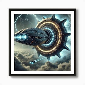 Maelstrom Class Defense Frigate Art Print