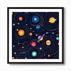 Solar System Art Print