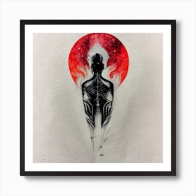 Spark of a man Art Print