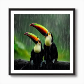 Toucan Tempest Art Print