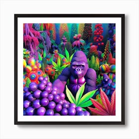 Grape Ape Art Print