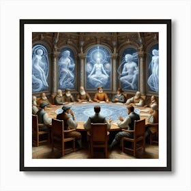 Council Of The Gods Art Print