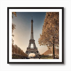 Paris Eiffel Tower 121 Art Print