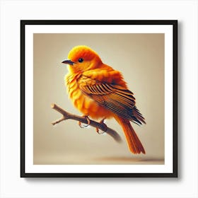 Bird On A Branch 8 Art Print