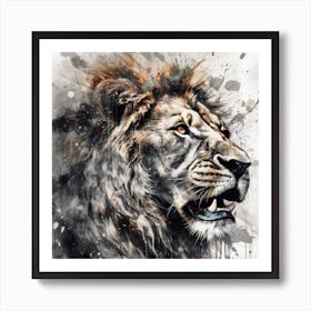 Lion Canvas Print Art Print