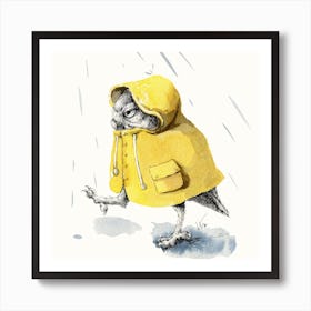 Rainy Day Square Art Print