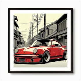 Porsche 911 3 Art Print