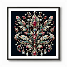 Rococo Ornament Art Print