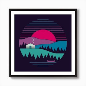 Back To Basics Square Art Print