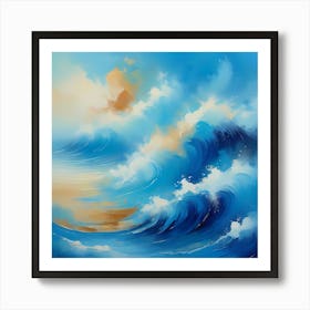 Ocean Waves Art Print