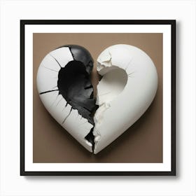 Broken Heart Art Print