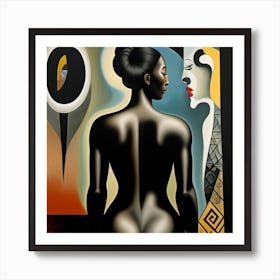 Nude Woman 4 Art Print