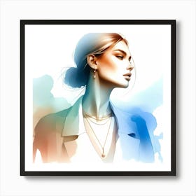 Watercolor Fashion Illustration Art Print