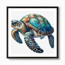 Sea Turtle 7 Art Print