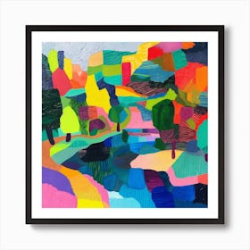 Abstract Park Collection Gorky Park Moscow Russia 1 Art Print