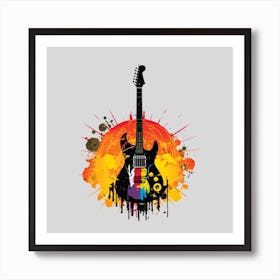 Electric Guitar Art Print