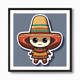 Mexican Girl 16 Art Print